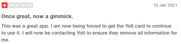 yolt negative review on trustpilot