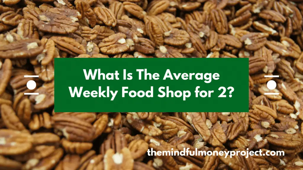 what is the average weekly food shop for 2 uk
