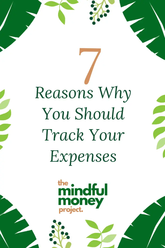 7 reasons why should track your expenses pinterest image