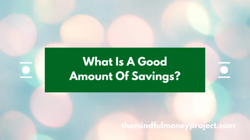 what is a good amount of savings uk featured image